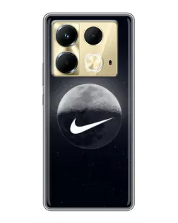 Чехол для Infinix Note 40 с картинкой «Nike в стиле граффити»