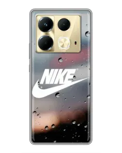 Чехол для Infinix Note 40 с картинкой «Nike в стиле ретро»