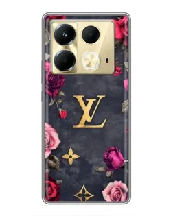 Чехол для Infinix Note 40 с картинкой «Цветочный Louis Vuitton»