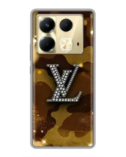 Чехол для Infinix Note 40 с картинкой «Камуфляжный Louis Vuitton»