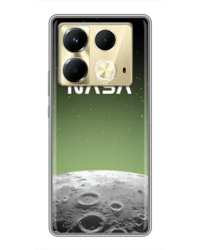 Чехол для Infinix Note 40 с картинкой «NASA — лунный градиент»