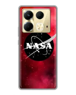 Чехол для Infinix Note 40 с картинкой «NASA — красная туманность» Чехол для Infinix Note 40 с картинкой «NASA — красная туманность»