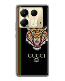 Чехол для Infinix Note 40 с картинкой «Тигр Gucci»