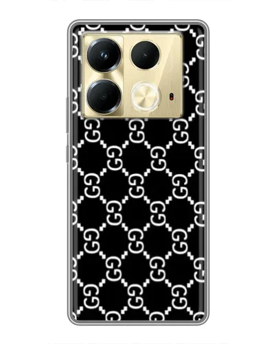 Чехол для Infinix Note 40 с картинкой «Gucci — сетчатый паттерн»