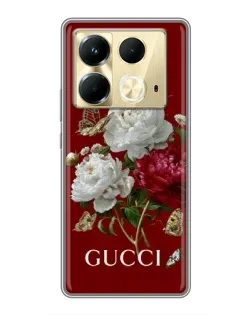 Чехол для Infinix Note 40 с картинкой «Gucci —  сад»
