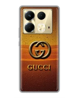 Чехол для Infinix Note 40 с картинкой «Gucci — солнечный градиент»
