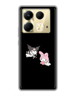 Чохол для Infinix Note 40 з картинкою «My Melody та Kuromi»