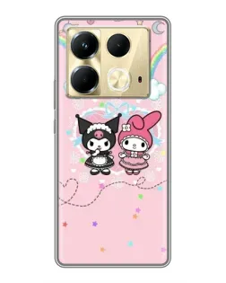 Чохол для Infinix Note 40 з картинкою «My Melody та Kuromi»
