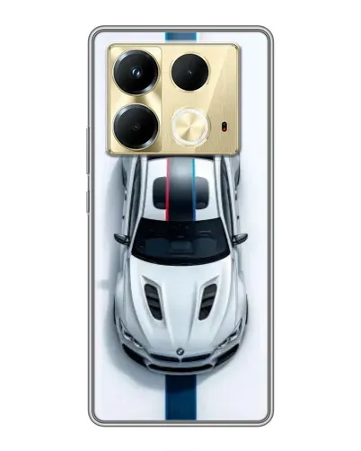 Чехол для Infinix Note 40 с картинкой «Вид сверху — BMW M» Чехол для Infinix Note 40 с картинкой «Вид сверху — BMW M»