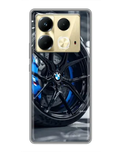 Чехол для Infinix Note 40 с картинкой «Колесо BMW вблизи» Чехол для Infinix Note 40 с картинкой «Колесо BMW вблизи»