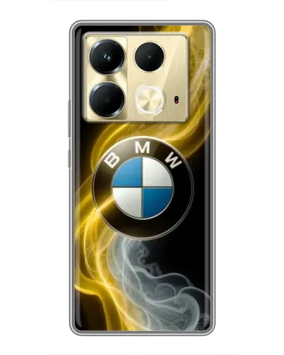Чехол для Infinix Note 40 с картинкой «Золотистый дым BMW» Чехол для Infinix Note 40 с картинкой «Золотистый дым BMW»