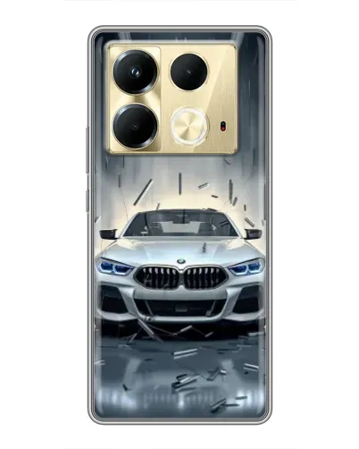Чехол для Infinix Note 40 с картинкой «BMW в свете фар» Чехол для Infinix Note 40 с картинкой «BMW в свете фар»