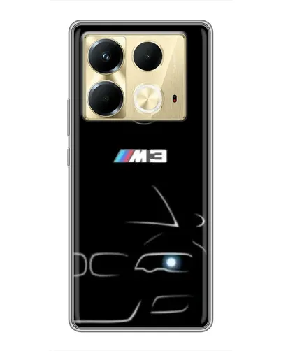 Чехол для Infinix Note 40 с картинкой «Минималистичный принт BMW M3» Чехол для Infinix Note 40 с картинкой «Минималистичный принт BMW M3»