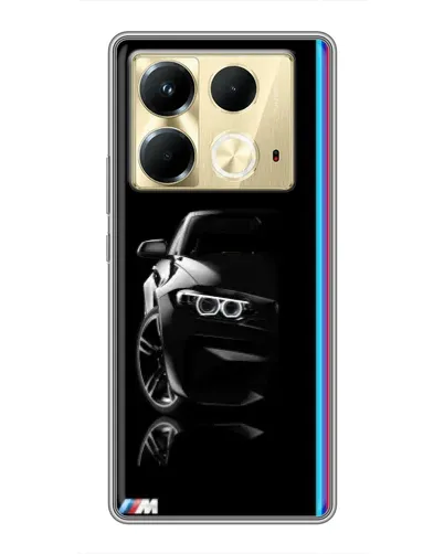 Чехол для Infinix Note 40 с картинкой «Силуэт BMW в темноте» Чехол для Infinix Note 40 с картинкой «Силуэт BMW в темноте»