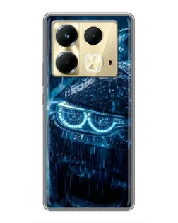 Чехол для Infinix Note 40 с картинкой «BMW под дождем»