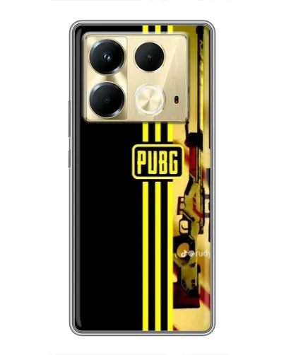 Чохол для Infinix Note 40 з картинкою «PUBG — камуфляжний шолом»