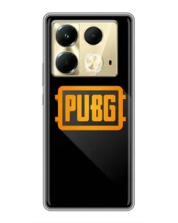Чохол для Infinix Note 40 з картинкою «PUBG — рамка лого»
