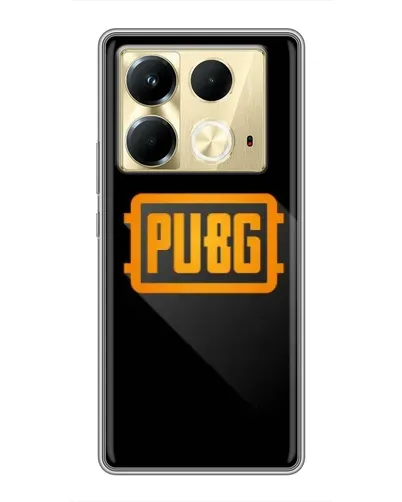 Чохол для Infinix Note 40 з картинкою «PUBG — рамка лого»