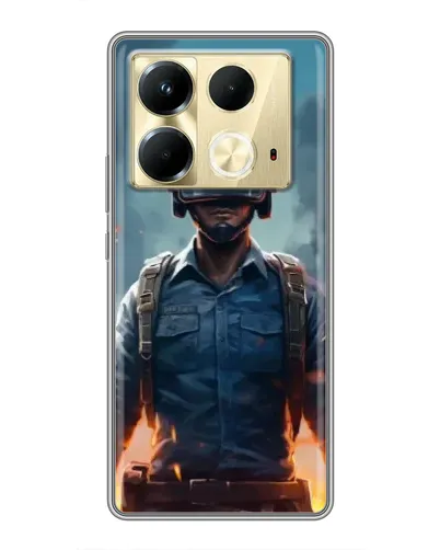 Чохол для Infinix Note 40 з картинкою «PUBG — реалістичний герой»