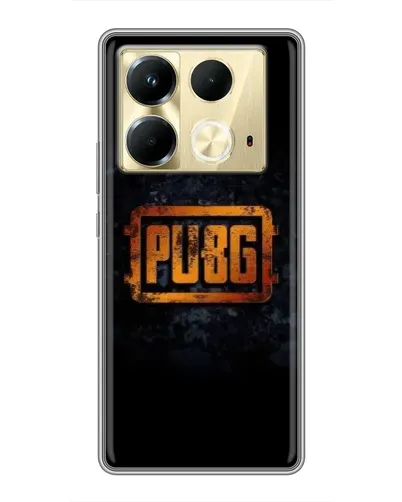 Чохол для Infinix Note 40 з картинкою «PUBG — золотий логотип»
