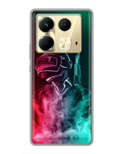 Чохол для Infinix Note 40 з картинкою «PUBG — вогняний воїн»