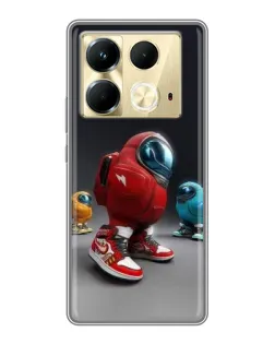 Чохол для Infinix Note 40 з картинкою «Among Us — 3D стиль»
