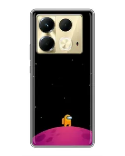 Чохол для Infinix Note 40 з картинкою «Самотній герой на планеті»