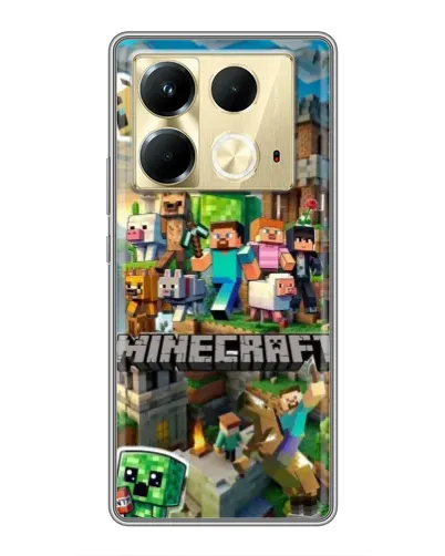 Чехол для Infinix Note 40 с картинкой «Замок Minecraft» Чехол для Infinix Note 40 с картинкой «Замок Minecraft»