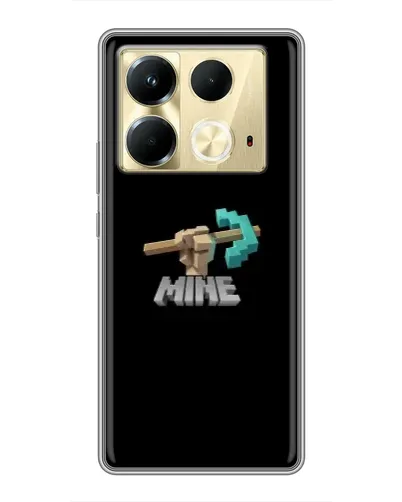 Чехол для Infinix Note 40 с картинкой «Алмазная кирка» Чехол для Infinix Note 40 с картинкой «Алмазная кирка»