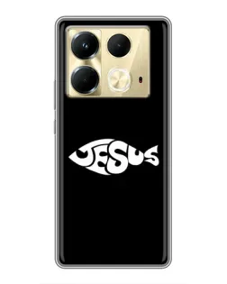 Чохол для Infinix Note 40 з картинкою «Риба  Jesus»