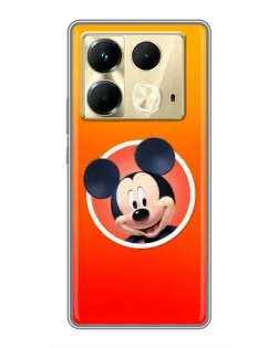 Чехол для Infinix Note 40 с картинкой «Mickey в круге»