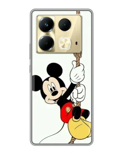 Чехол для Infinix Note 40 с картинкой «Mickey на канате»