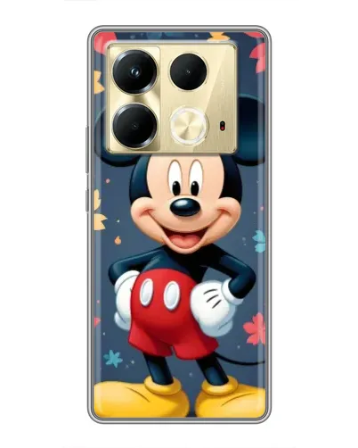 Чехол для Infinix Note 40 с картинкой «Осенний Mickey Mouse»