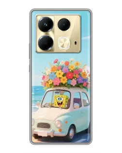 Чехол для Infinix Note 40 с картинкой «Автомобильное путешествие»