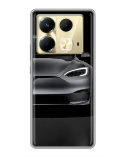 Чехол для Infinix Note 40 с картинкой «Tesla Model S Look» Чехол для Infinix Note 40 с картинкой «Tesla Model S Look»