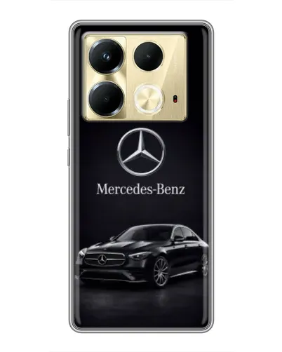 Чехол для Infinix Note 40 с картинкой «Mercedes — решетка радиатора»