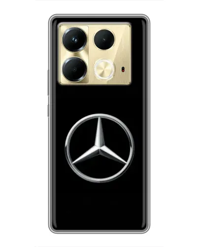 Чехол для Infinix Note 40 с картинкой «Mercedes классический лого»