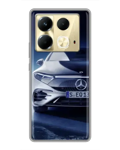 Чехол для Infinix Note 40 с картинкой «Mercedes EQ — будущее»