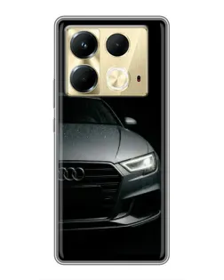 Чехол для Infinix Note 40 с картинкой «Audi — детализация кузова»