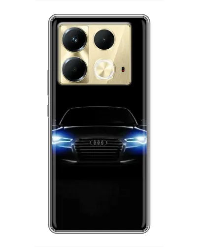 Чехол для Infinix Note 40 с картинкой «Audi в неоне» Чехол для Infinix Note 40 с картинкой «Audi в неоне»