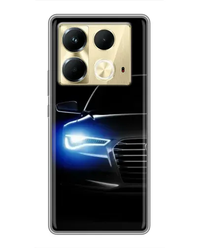 Чехол для Infinix Note 40 с картинкой «Неоновый взгляд Audi» Чехол для Infinix Note 40 с картинкой «Неоновый взгляд Audi»