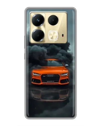 Чехол для Infinix Note 40 с картинкой «Audi в облаках дыма» Чехол для Infinix Note 40 с картинкой «Audi в облаках дыма»