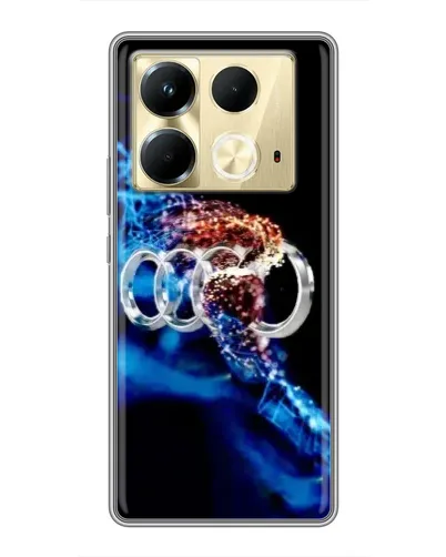 Чехол для Infinix Note 40 с картинкой «Энергия лого Audi» Чехол для Infinix Note 40 с картинкой «Энергия лого Audi»