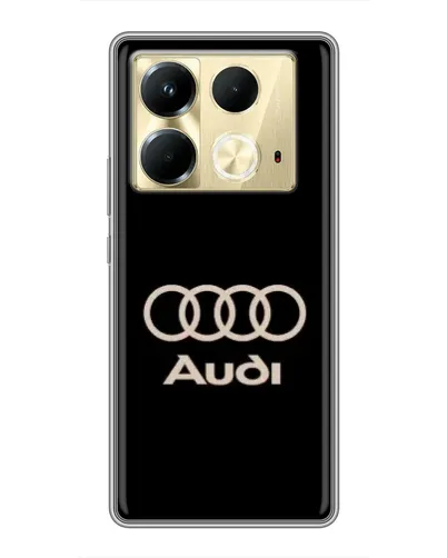 Чехол для Infinix Note 40 с картинкой «Audi — золотой логотип» Чехол для Infinix Note 40 с картинкой «Audi — золотой логотип»