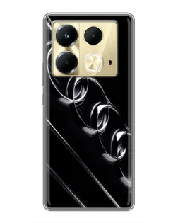 Чехол для Infinix Note 40 с картинкой «Audi — абстрактные кольца»