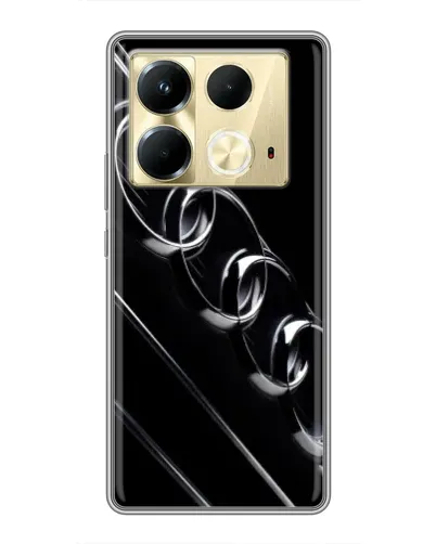 Чехол для Infinix Note 40 с картинкой «Audi — абстрактные кольца» Чехол для Infinix Note 40 с картинкой «Audi — абстрактные кольца»