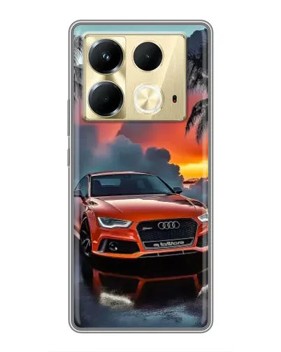 Чехол для Infinix Note 40 с картинкой «Audi — закат» Чехол для Infinix Note 40 с картинкой «Audi — закат»