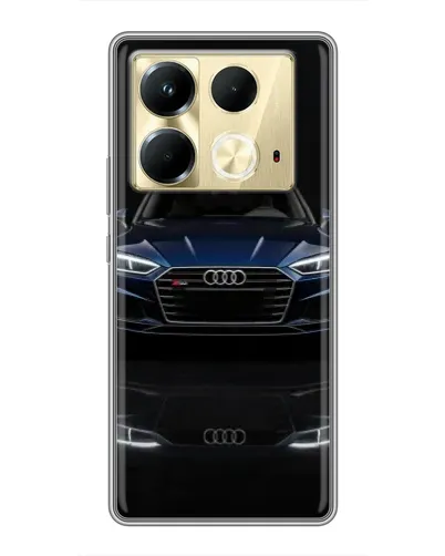 Чехол для Infinix Note 40 с картинкой «Audi — ночное отражение» Чехол для Infinix Note 40 с картинкой «Audi — ночное отражение»