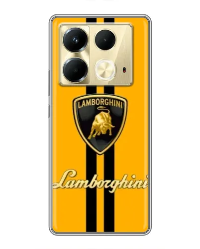 Чехол для Infinix Note 40 с картинкой «Lamborghini Stripe желтый» Чехол для Infinix Note 40 с картинкой «Lamborghini Stripe желтый»