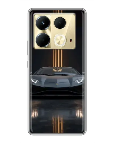 Чехол для Infinix Note 40 с картинкой «Lamborghini золотые линии» Чехол для Infinix Note 40 с картинкой «Lamborghini золотые линии»